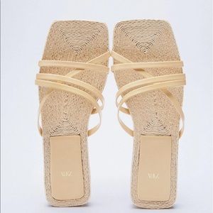 Zara jute sandals